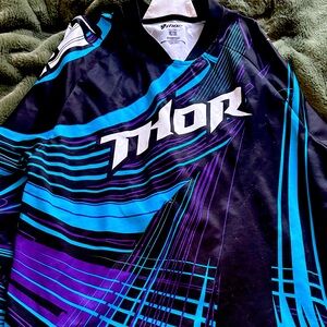 Thor Racing Jersey - Blue and Purple